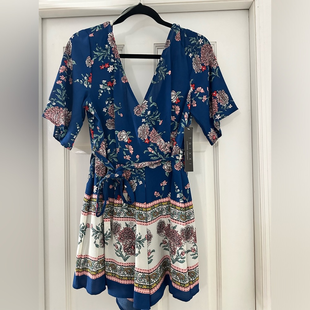 Flowy romper by Trixxi clothing company.